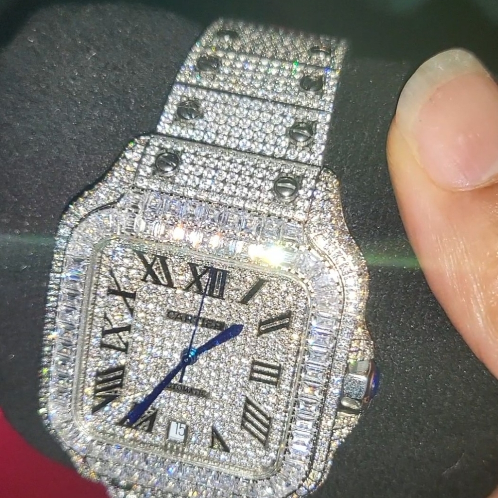 Pronged set by hand. VVS1 COLOR GRADE D 18MM 22INCH heavy. OVER 38 CARATS